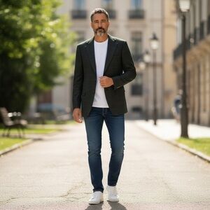 Brooks Brothers Charcoal Plaid Blazer